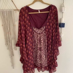 Free people long flowy dress